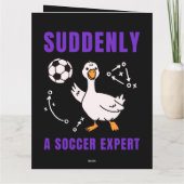 Suddenly a soccer expert karte (Rückseite)