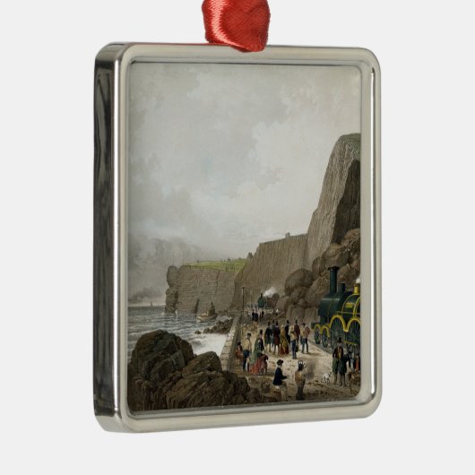 SüdDevon-Eisenbahn Silbernes Ornament (Rechts)