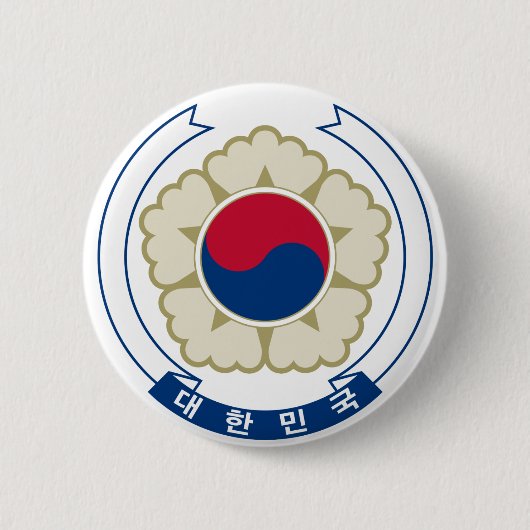 Südemblem Korea Button (Vorderseite)