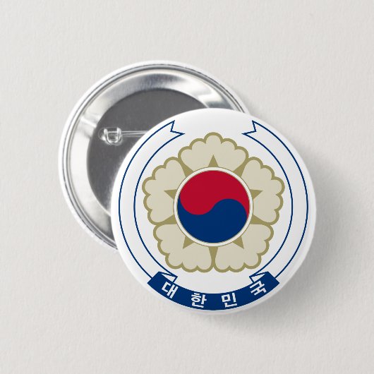 Südemblem Korea Button (Vorne & Hinten)