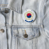 Südemblem Korea Button (Beispiel)