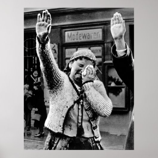 Sudetenland Frauen, die vor Nazi-Invasion weinten Poster (Vorne)
