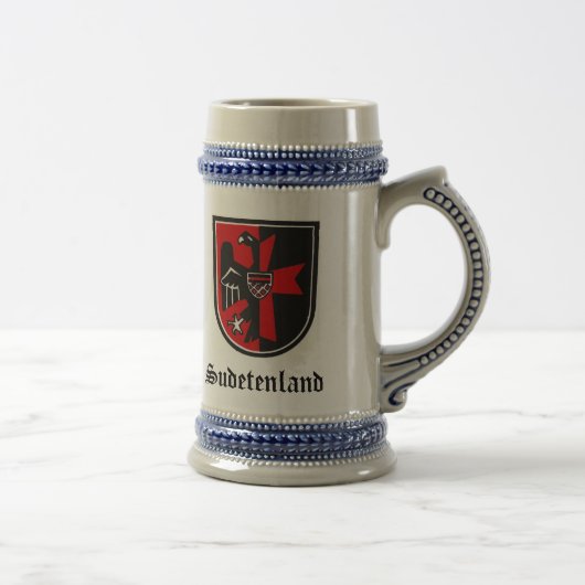 Sudetenland Stein Bierglas (Rechts)