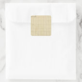 Südeuropa Quadratischer Aufkleber (Tasche)