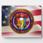 Südeuropäische Task Force (SETAF) Fotoplatte (Vorderseite)