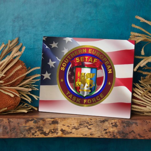 Südeuropäische Task Force (SETAF) Fotoplatte (Seite)