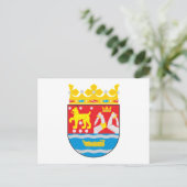 Südfinnischer Wappen Postkarte (Stehend Vorderseite)
