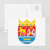 Südfinnischer Wappen Postkarte (Vorne/Hinten)