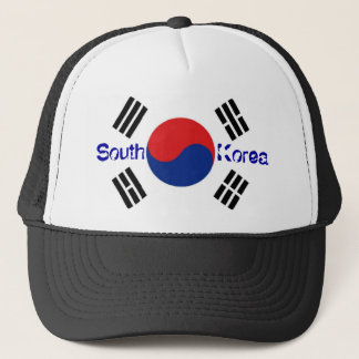 Südflaggenandenkenhut koreas koreanischer truckerkappe