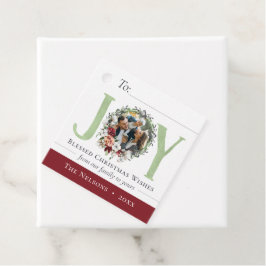 Südflorale Weihnachtsfreuden zu / von Foto Geschen Geschenkanhänger