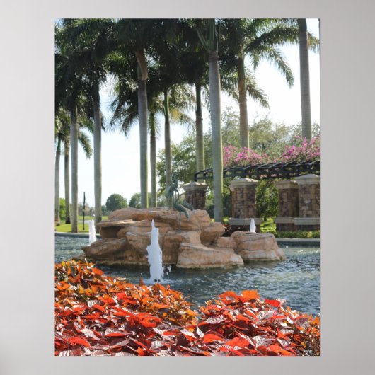 SÜDFLORIDA FOUNTAIN POSTER (Vorne)