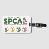 Südflorida SPCA Gepäcktag Gepäckanhänger (Vorderseite (Horizontal))