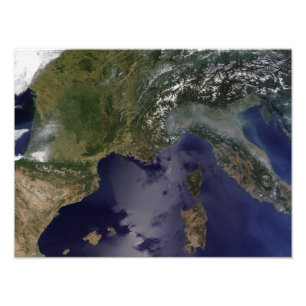 Südfrankreich und Norditalien Fotodruck