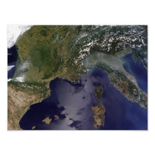 Südfrankreich und Norditalien Fotodruck (Vorne)