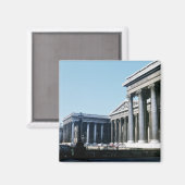 Südfront des British Museum Magnet (Vorderseite/Rückseite)