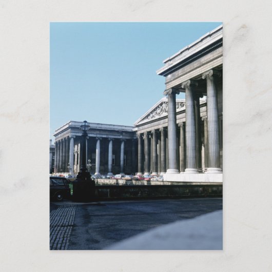 Südfront des British Museum Postkarte (Vorderseite)