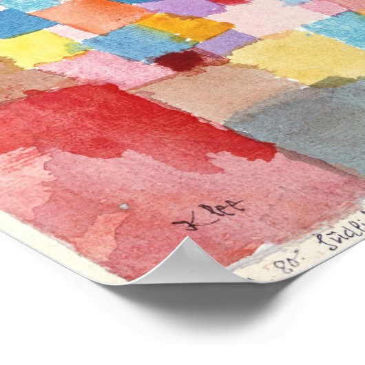 Südgarten | Paul Klee | Poster (Ecke)