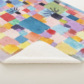 Südgarten | Paul Klee | Sherpa Blanket Sherpadecke (3/4)