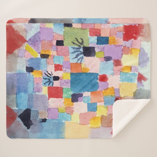 Südgarten | Paul Klee | Sherpa Blanket Sherpadecke (Vorderseite (Horizontal))
