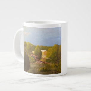 "Südgebirgssonnenaufgang Lauf" riesige Tasse