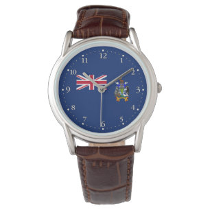 Südgeorgien und die Südlichen Sandwichinseln Flagg Armbanduhr