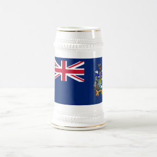 Südgeorgien und die Südlichen Sandwichinseln Flagg Bierglas
