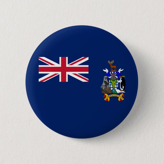 Südgeorgien und die Südlichen Sandwichinseln Flagg Button (Vorderseite)
