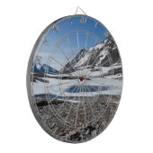 Südgeorgische Landschaft Dartscheibe (Vorderseite Links)