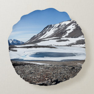 Südgeorgische Landschaft Rundes Kissen