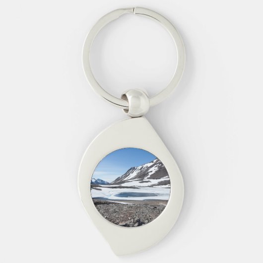 Südgeorgische Landschaft Schlüsselanhänger (Vorderseite)