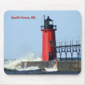 Südhafen-Leuchtturm Mousepad (Vorne)