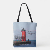 Südhafen SüdPierhead Licht ganz über Taschentasche Tasche (Rückseite)