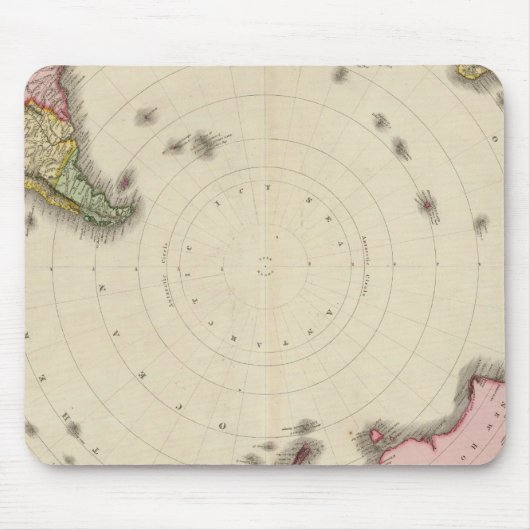 Südhalbkugel 2 mousepad (Vorne)