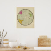 Südhalbkugel 2 poster (Küche)