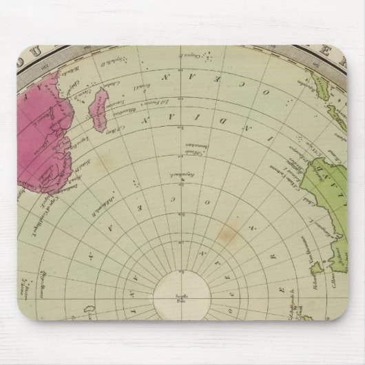 Südhalbkugel 3 mousepad (Vorne)