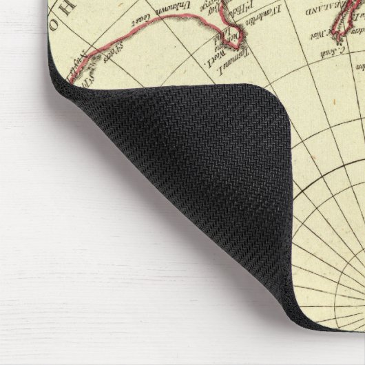 Südhalbkugel Mousepad (Ecke)