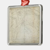 Südhalbkugel Silbernes Ornament (Links)