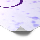 Südindische Hochzeit Tamil Telugu lila blau Poster (Ecke)