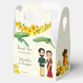 Südindische Tamil Telugu Hochzeitspraxis Geschenkschachtel (Geöffnet)