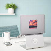 Südinsel Neuseeland Aufkleber (Laptop auf Schreibtisch)