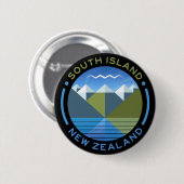 SÜDINSEL NEUSEELAND BUTTON (Vorne & Hinten)