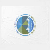 SÜDINSEL NEUSEELAND FLEECEDECKE (Vorderseite (Horizontal))