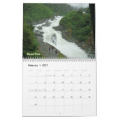 Südinsel, Neuseeland Kalender (Feb 2027)