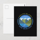 SÜDINSEL - NEUSEELAND POSTCARD POSTKARTE (Vorne/Hinten)