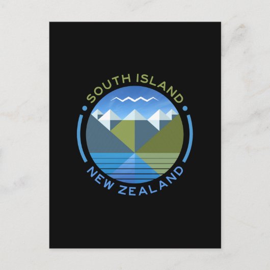 SÜDINSEL - NEUSEELAND POSTCARD POSTKARTE (Vorderseite)