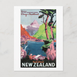 Südinsel Neuseelands Postkarte