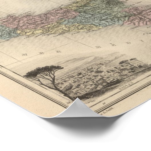 Süditalien 4 poster (Ecke)