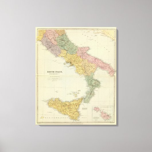 Süditalien Leinwanddruck (Vorderseite)