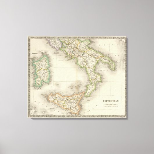 Süditalien Leinwanddruck (Vorderseite)