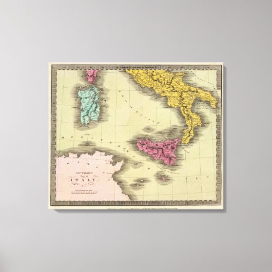 Süditalien Leinwanddruck (Vorderseite)